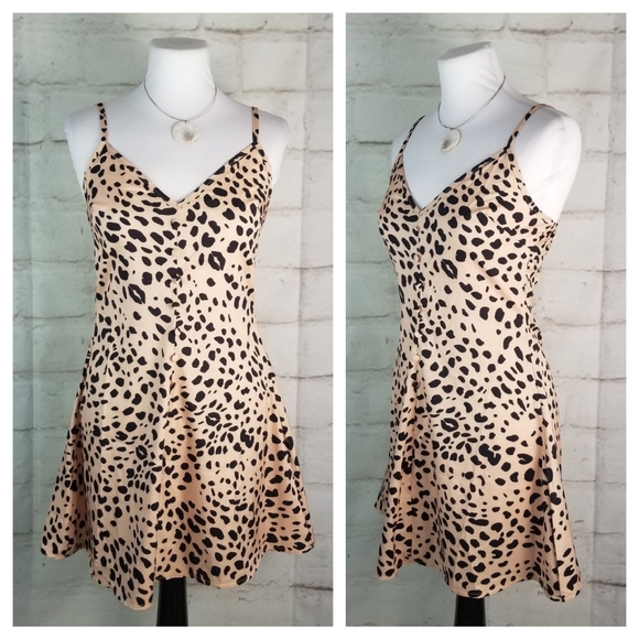 CBR S Blush Pink Sleeveless Fit & Flare Mini Dress - Picture 3 of 5